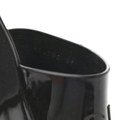 Gucci Rubber Gucci Logo Womens Platform 20/60mm Slide Sandals 39 Black 6 of 9