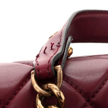Chanel Calfskin Quilted Perfect Edge Tote Burgundy 13 of 14