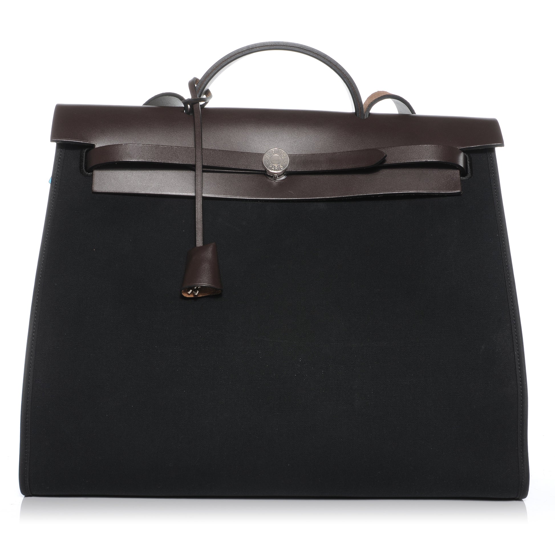 Hermes Toile Herbag Zip MM Black 1 of 11