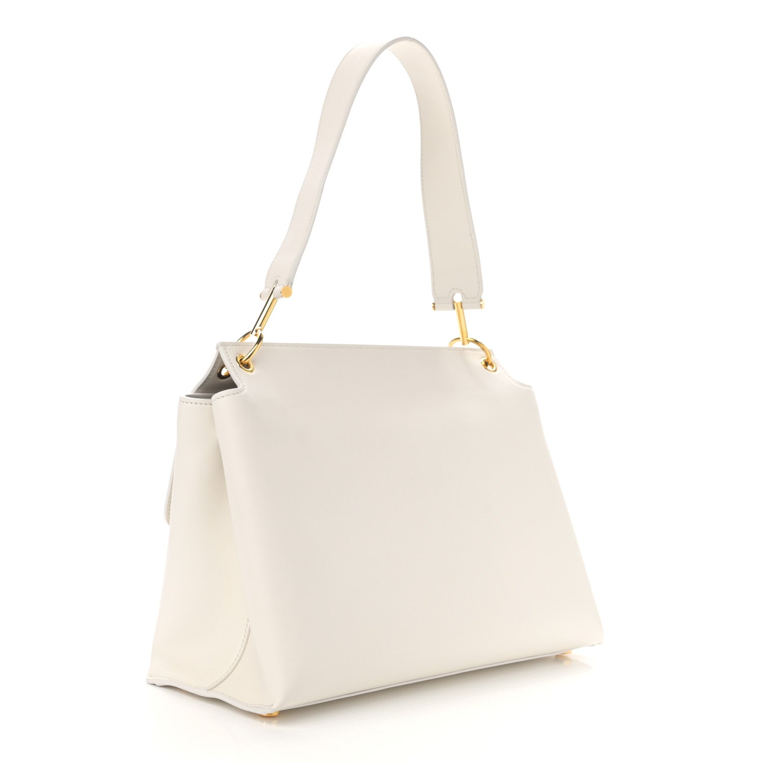 Tom Ford Calfskin Natalia Shoulder Bag Chalk 2 of 12