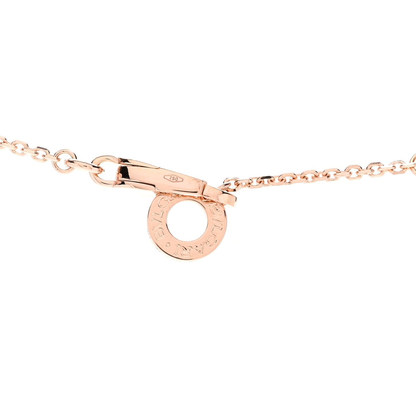 18K Rose Gold Diamond Black Onyx Divas' Dream Pendant Necklace