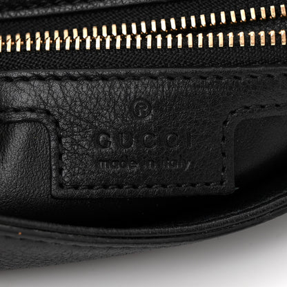 Gucci Roxy Calfskin Blondie Chain Shoulder Flap Bag Black 6 of 10