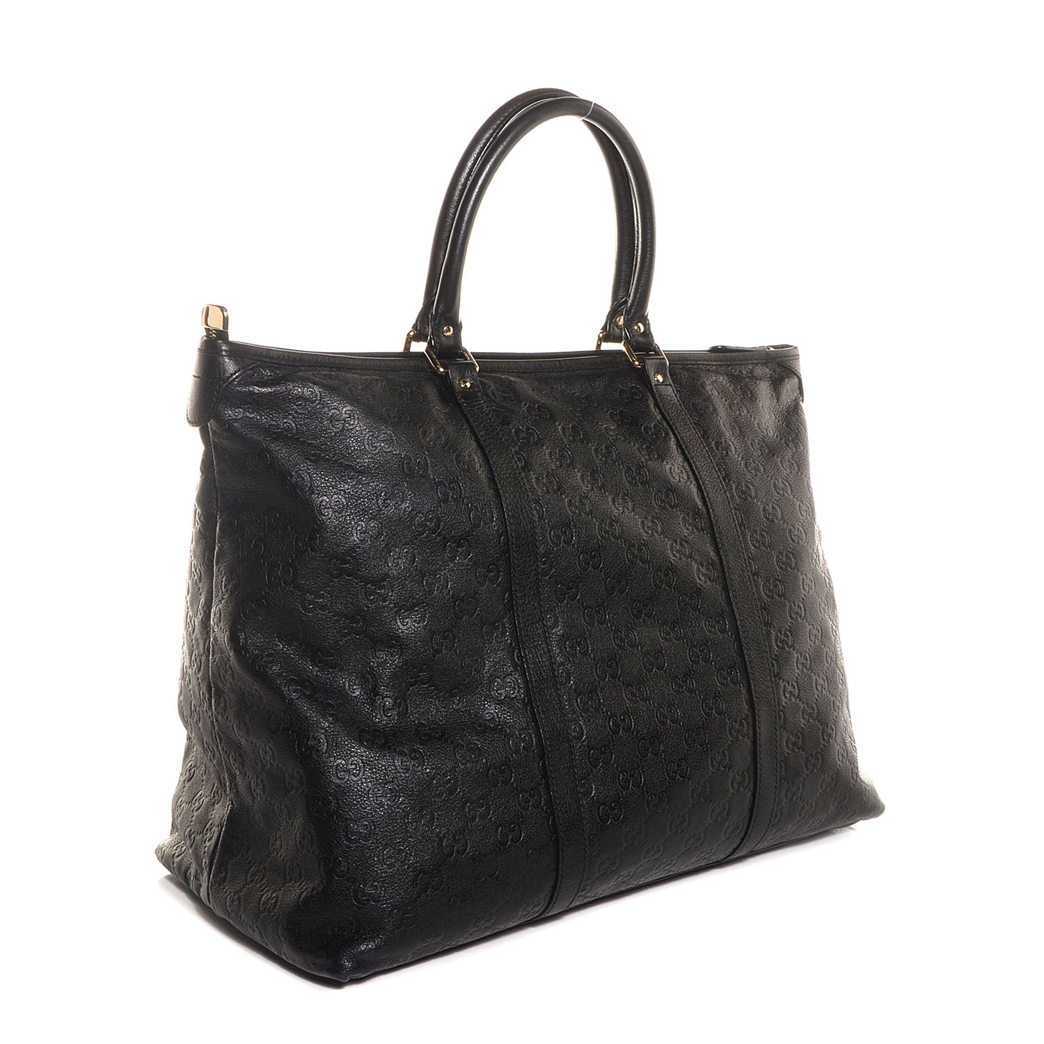 Gucci Guccissima Medium Joy Tote Bag Black 3 of 7