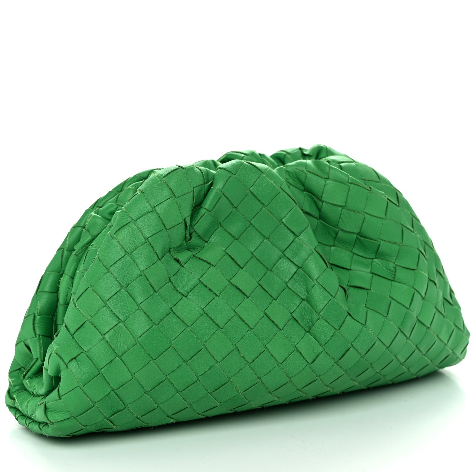 Bottega Veneta Nappa Intrecciato The Mini Pouch Clutch Parakeet 3 of 10