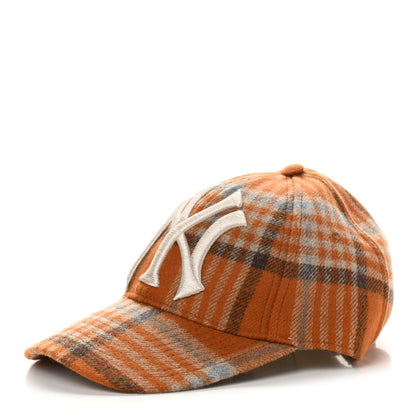 Gucci X MLB Wool NY Yankees Baseball Hat 57-61 Multicolor 1 of 9