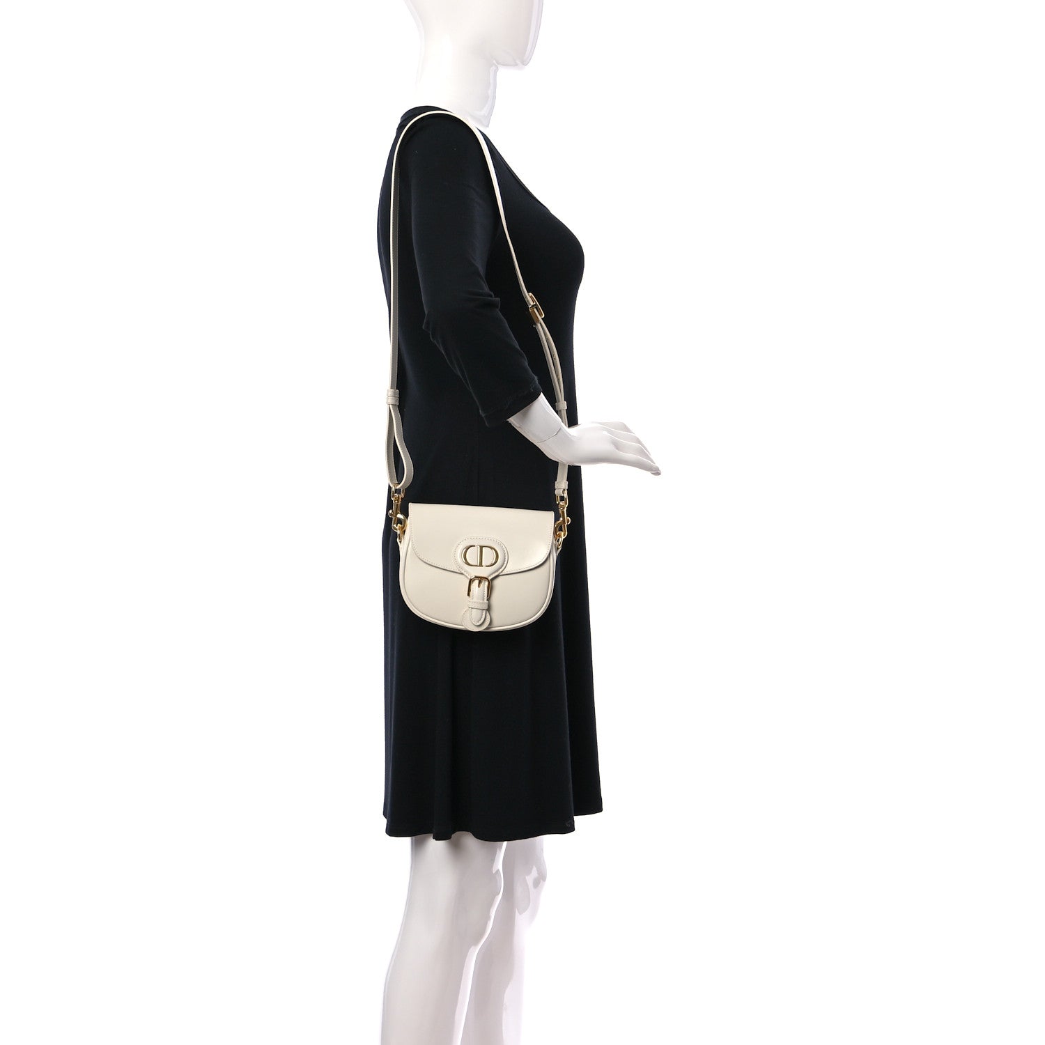Christian Dior Box Calfskin Small Bobby Bag Latte 2 of 9