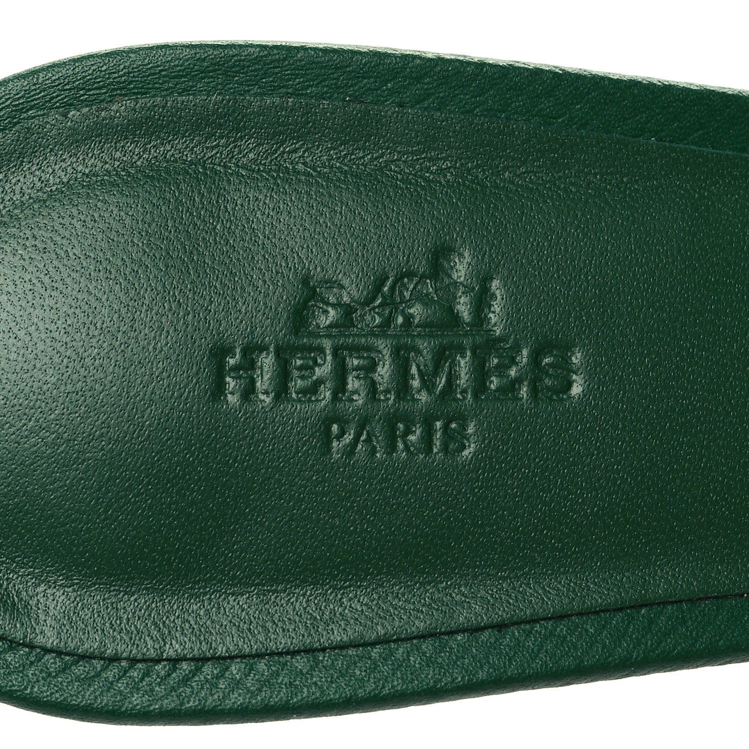 Hermes Epsom Oasis Sandals 38 Vert Cactus 8 of 8