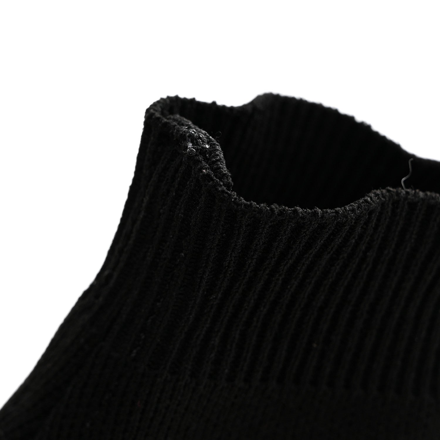 Balenciaga Neoprene Knit Womens Speed Sneakers 37 Black White 9 of 10