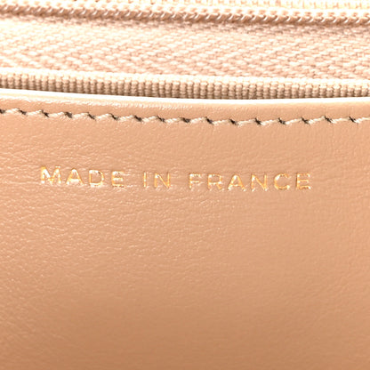 Chanel Caviar Quilted Wallet on Chain WOC Beige 7 of 12