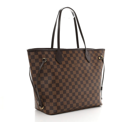 Louis Vuitton Damier Ebene Neo Neverfull MM Rose Ballerine 3 of 12