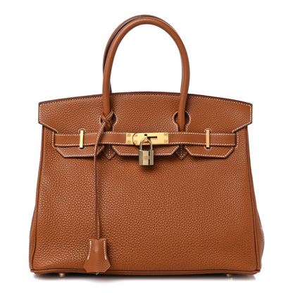 Hermes Togo Birkin 30 Gold 1 of 16