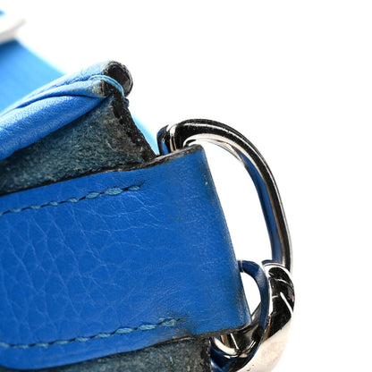 Hermes Taurillon Clemence Evelyne III PM Bleu Hydra 13 of 14