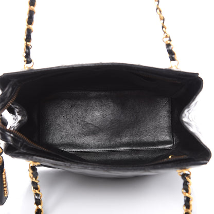 Chanel Patent Quilted CC Shoulder Bag Black 5 of 14
