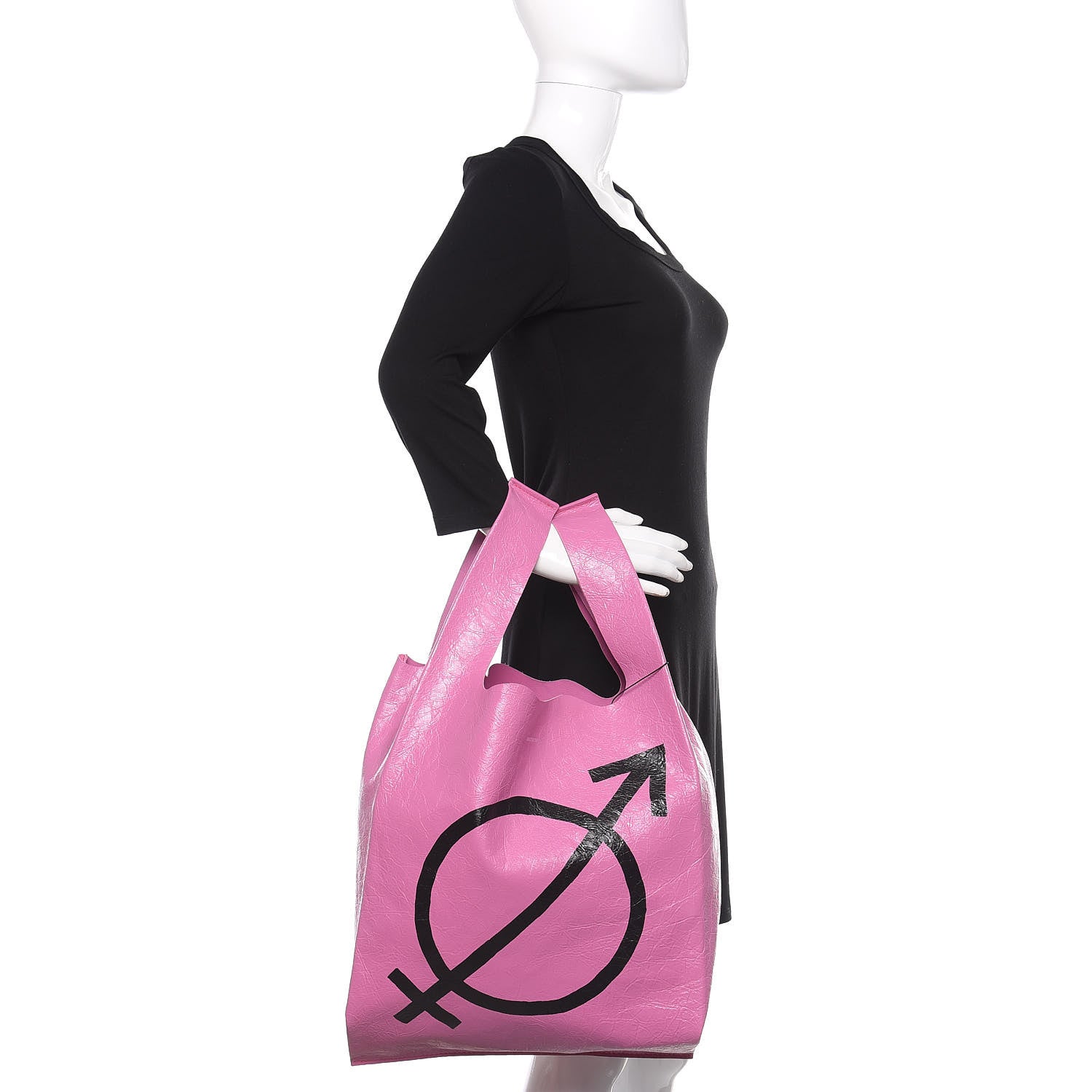 Balenciaga Agneau Arena All Gender M Supermarket Shopper Rose Bonbon 2 of 10