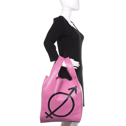 Balenciaga Agneau Arena All Gender M Supermarket Shopper Rose Bonbon 2 of 10