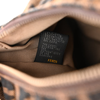 Fendi Zucca Cuoio Lucido Hobo Tobacco White 7 of 15