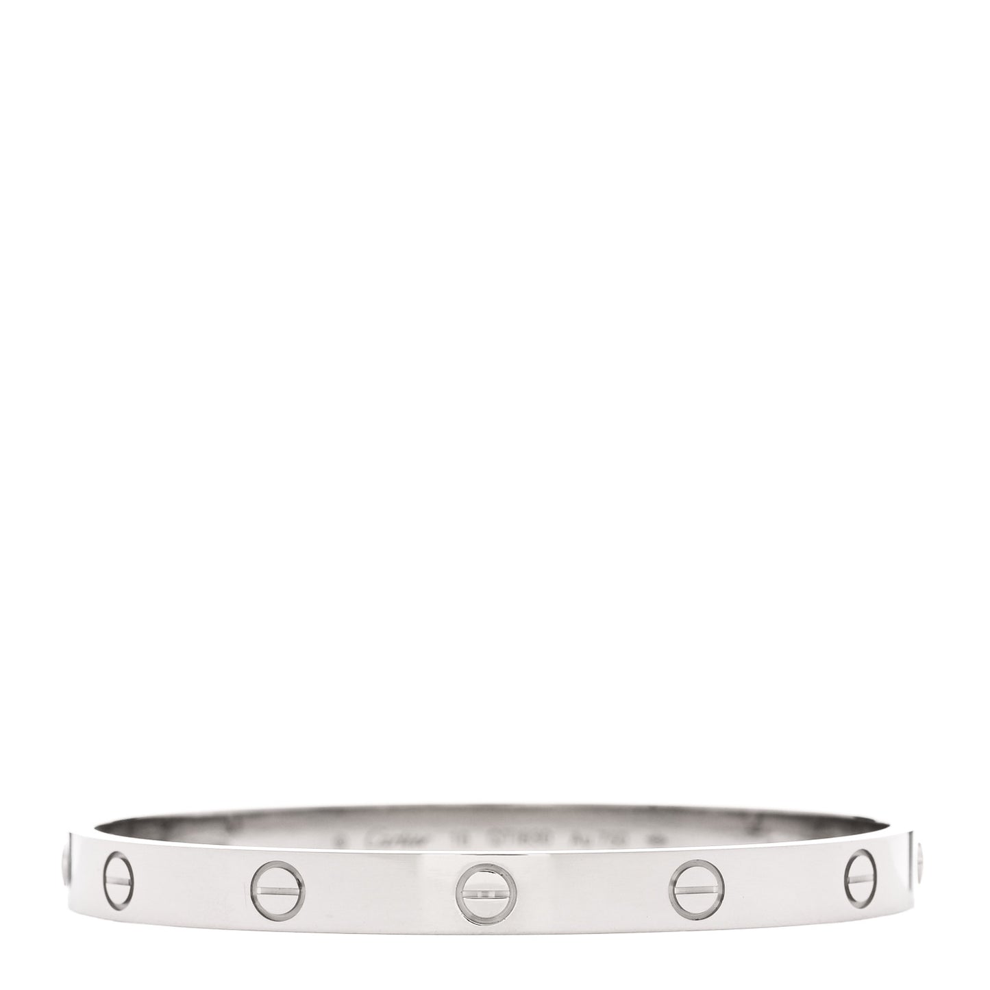 18K White Gold LOVE Bracelet 18