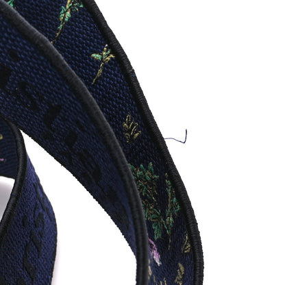 Christian Dior Canvas D-Constellation Embroidered Medium Lady D-Lite Bleu Multicolor 11 of 11