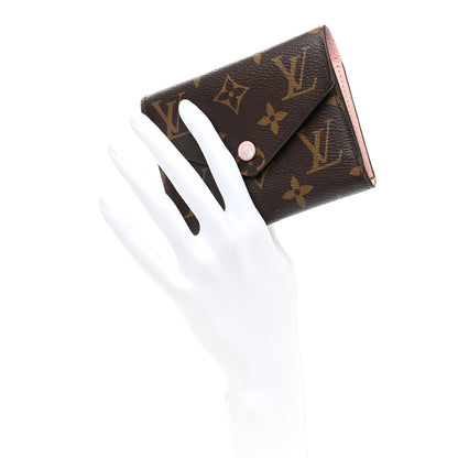 Louis Vuitton Monogram Victorine Wallet Rose Ballerine 2 of 12