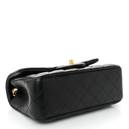 Chanel Lambskin Quilted Mini Rectangular Pearl Crush Flap Black 4 of 11