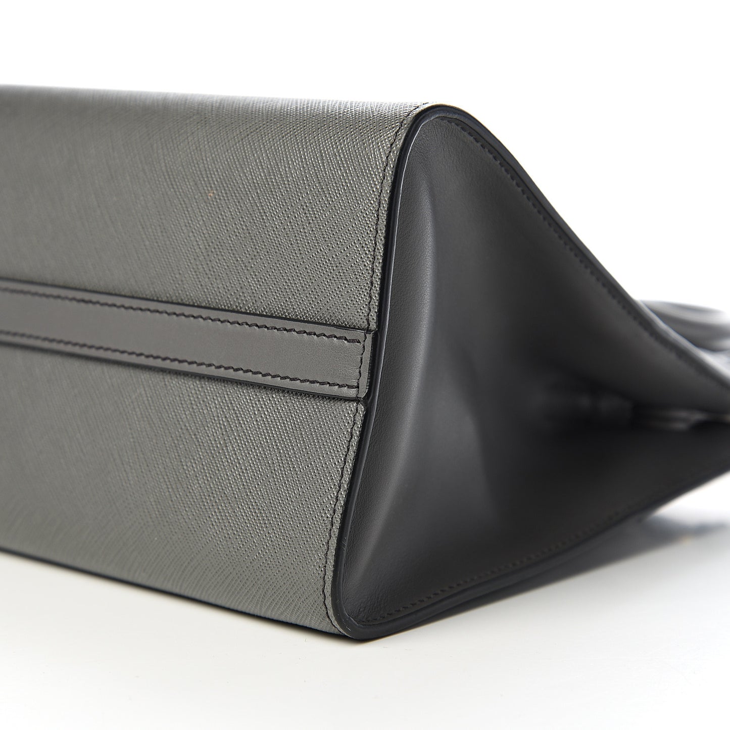 Saffiano City Calfskin Small Paradigme Bag Mercurio