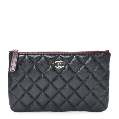 Chanel Caviar Quilted Small Zipped Pouch Black 1 of 7