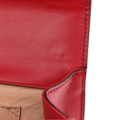 Gucci Guccissima Small Padlock Shoulder Bag Hibiscus Red 11 of 12