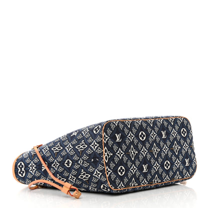 Louis Vuitton Jacquard Since 1854 Neverfull MM Blue 4 of 15