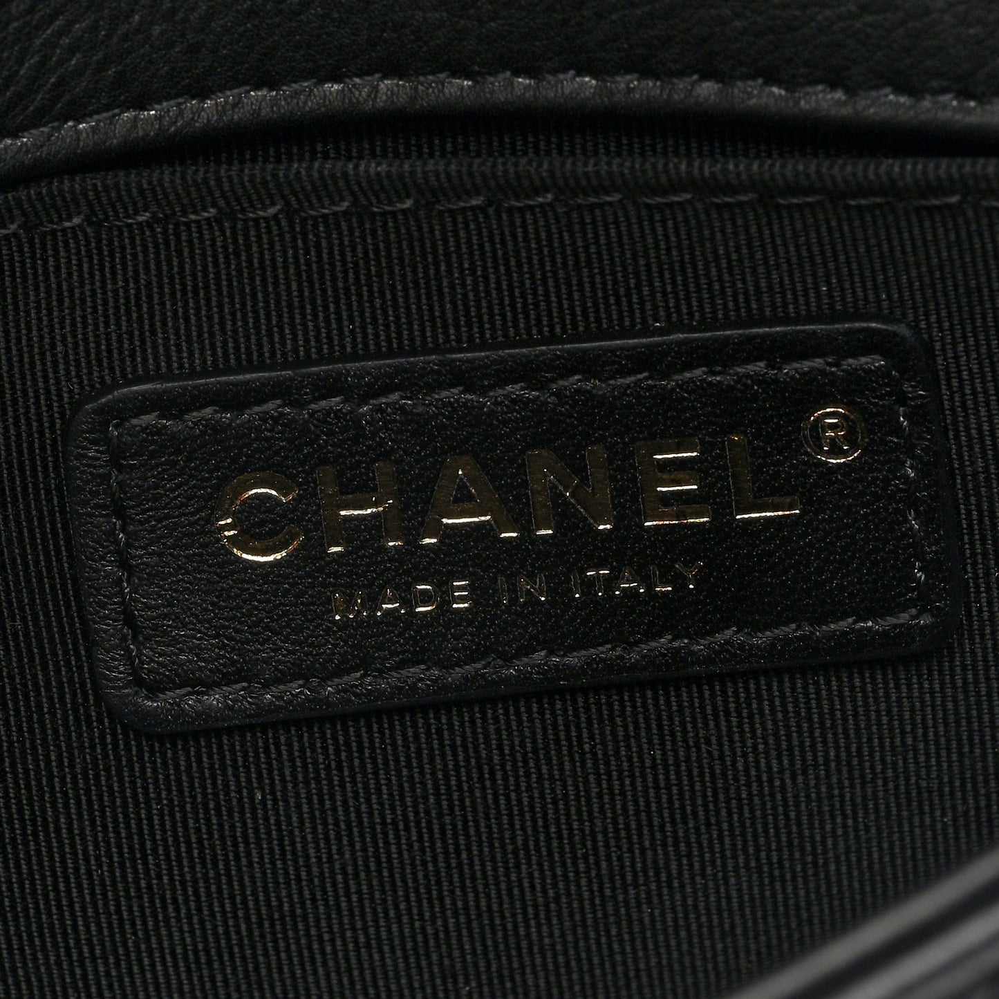 Calfskin Quilted Flap Waist Bag Black