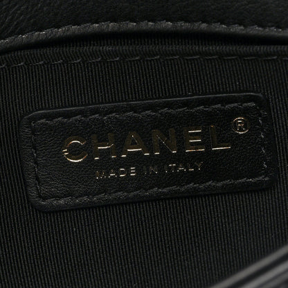 Chanel Calfskin Quilted Flap Waist Bag Black 6 of 10