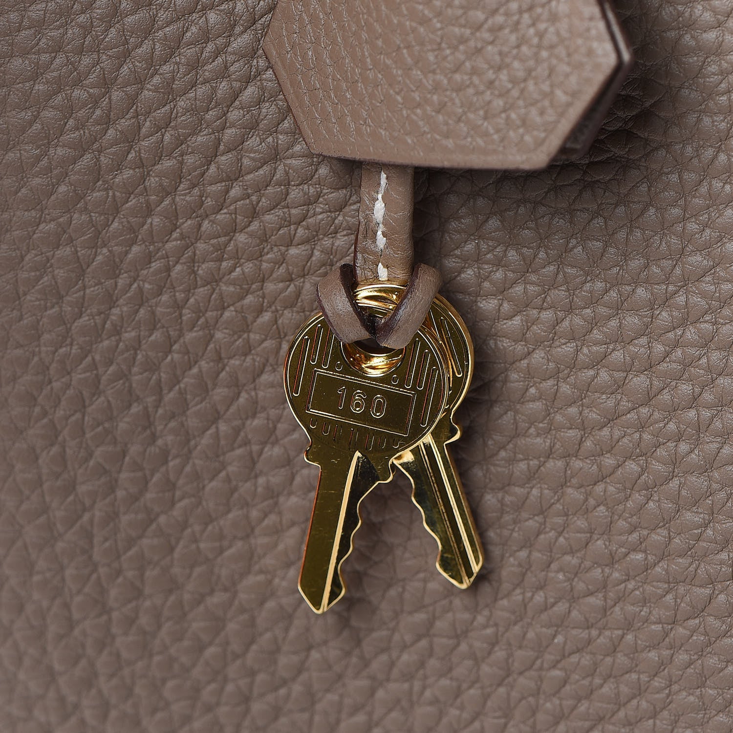 Hermes Togo Kelly Retourne 28 Etoupe 34 of 41