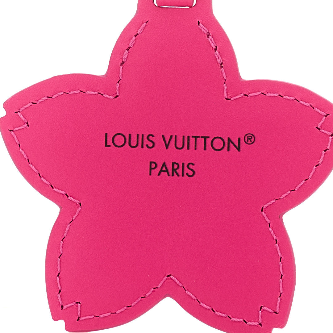 LV X TM Cherry Blossom Bag Charm Pink