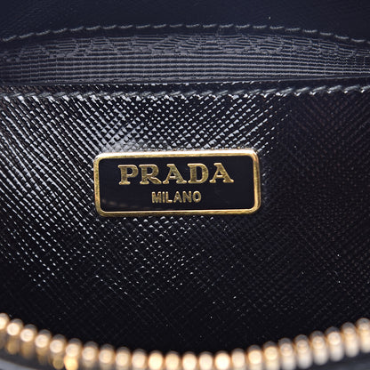 Prada Saffiano Vernice Mini Promenade Tote Black 6 of 9
