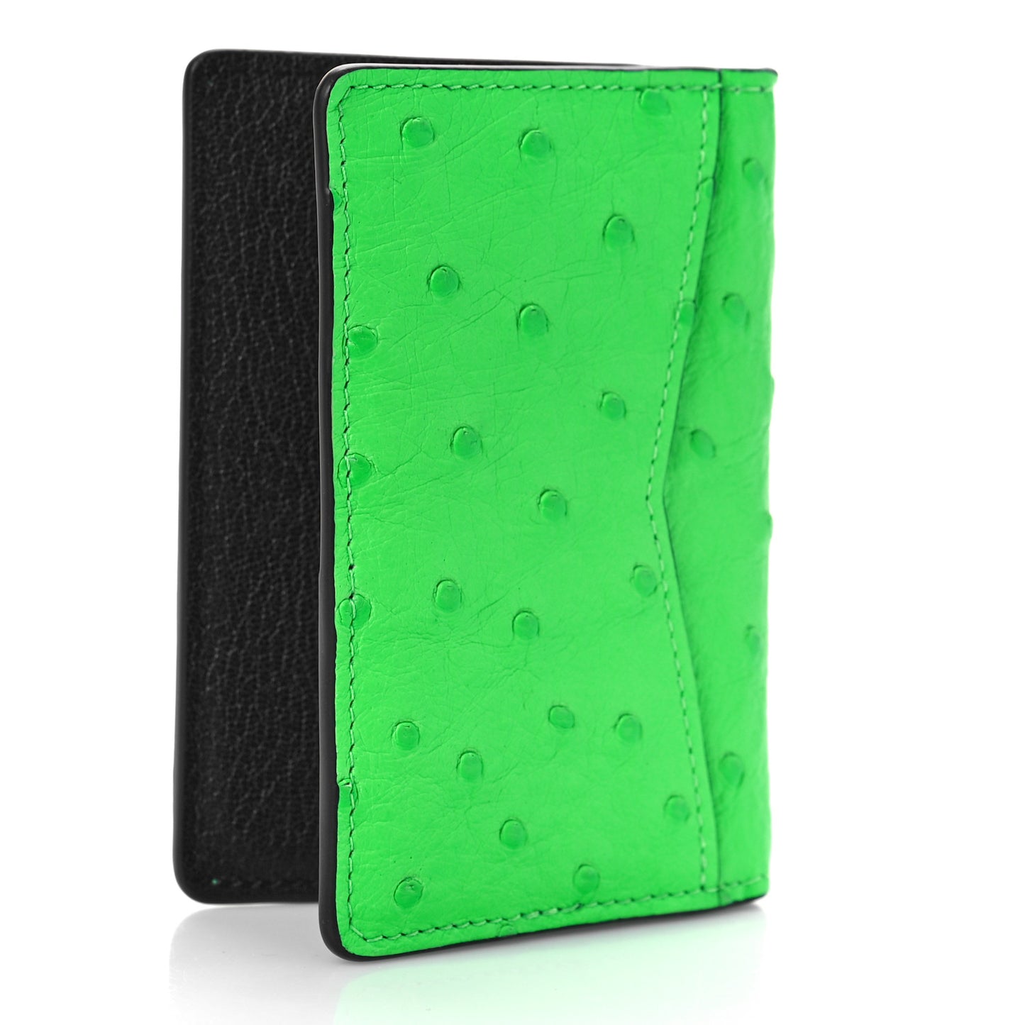 Ostrich Pocket Organizer Florescent Green