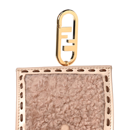 Fendi Shearling Nappa Vitello Liberty FF Fendi O’Lock Clip Smartphone Pocket Pink 7 of 9