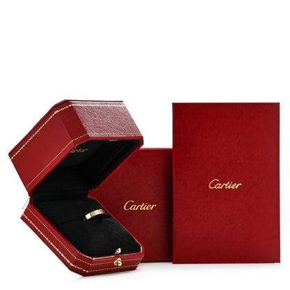 Cartier 18K Yellow Gold 3.5mm LOVE Wedding Band Ring 52 6 5 of 5