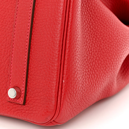 Hermes Togo Birkin 35 Rouge Casaque 11 of 14