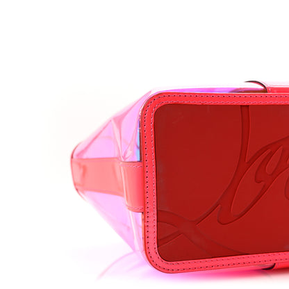 Christian Louboutin PVC Spikes East West Cabata Tote Pink 8 of 9