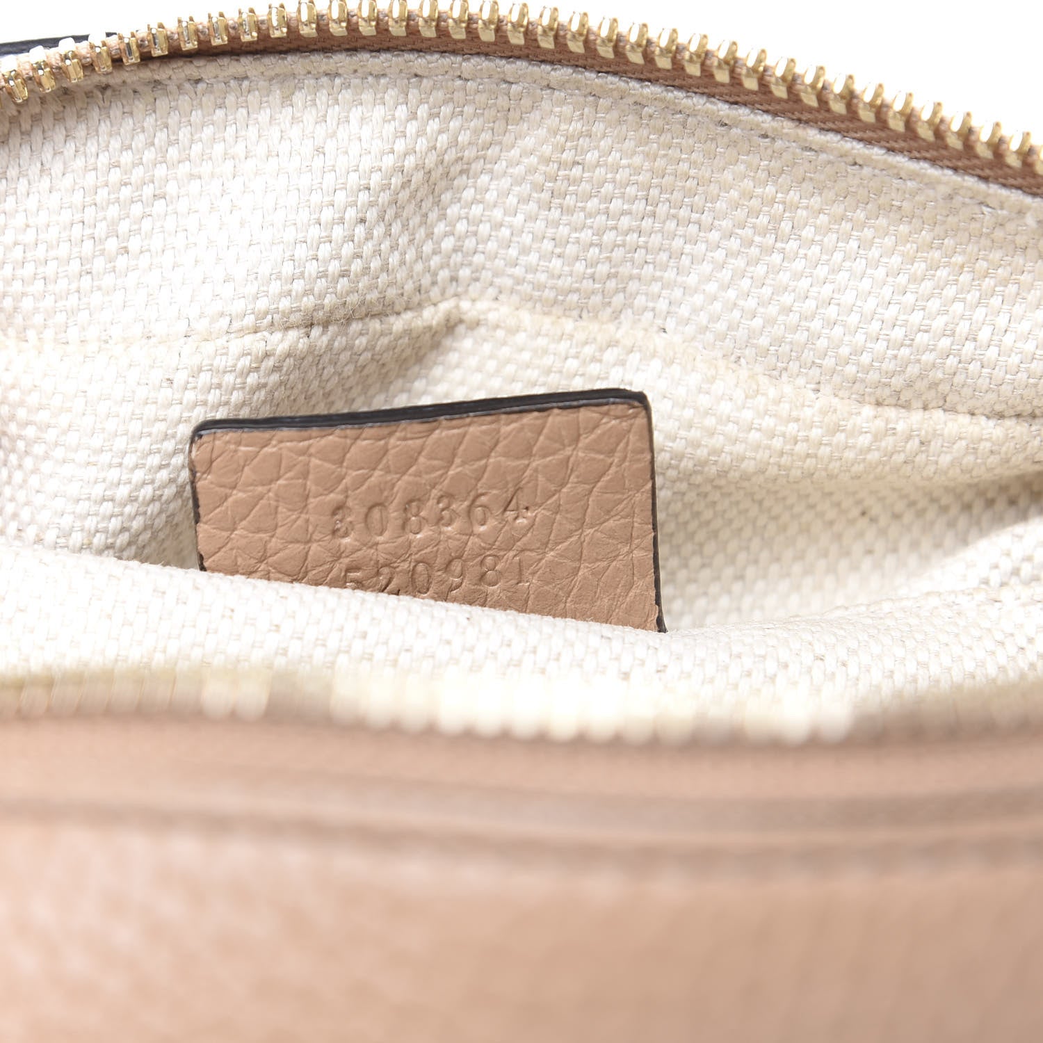 Gucci Pebbled Calfskin Small Soho Disco Bag Rose Beige 6 of 11
