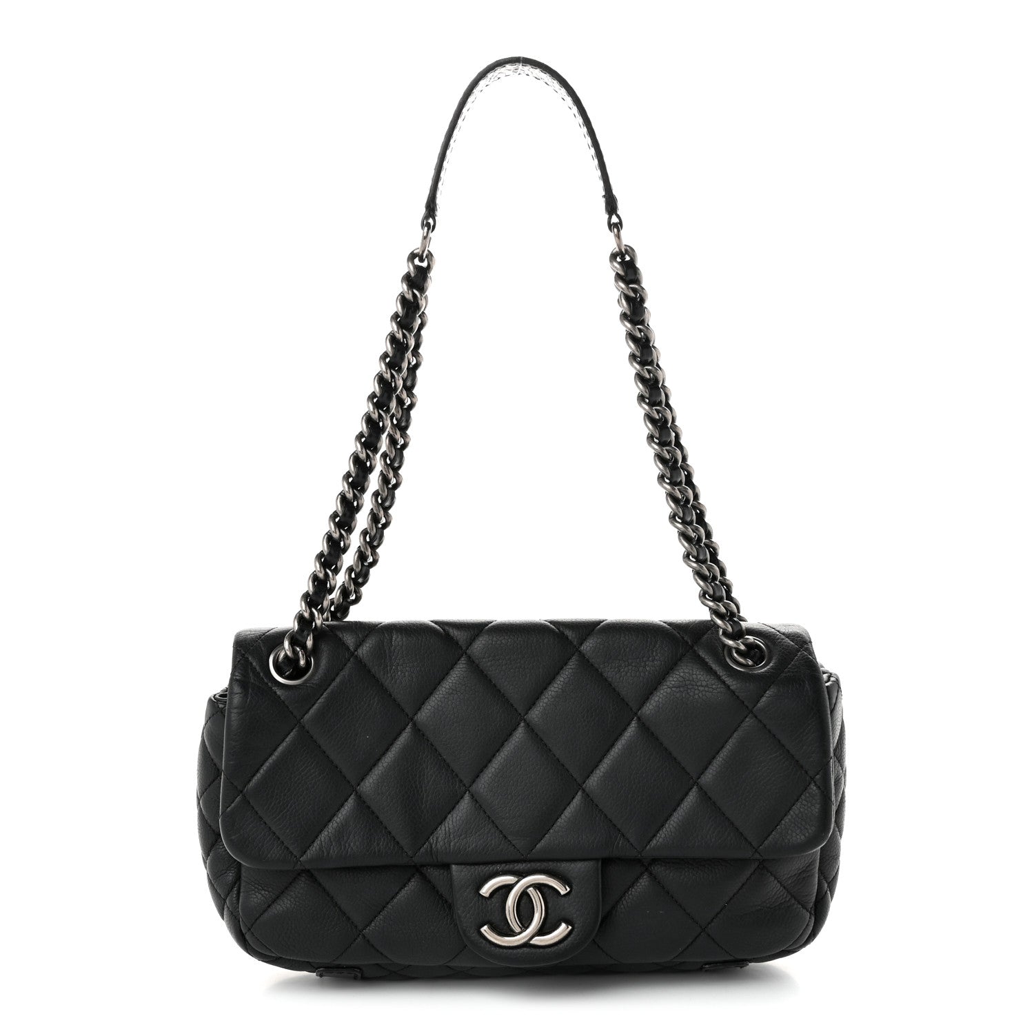 Chanel Caviar Quilted Coco Casual Flap Black 1 of 10
