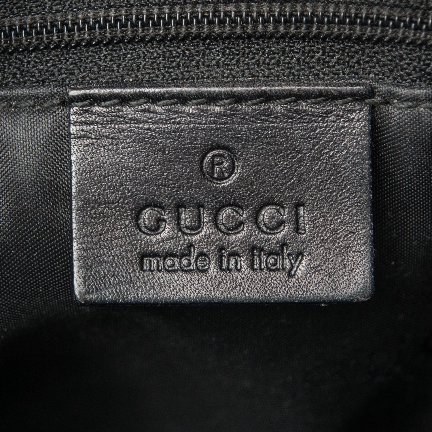 Gucci Monogram Bamboo Top Handle Bag Black 6 of 7