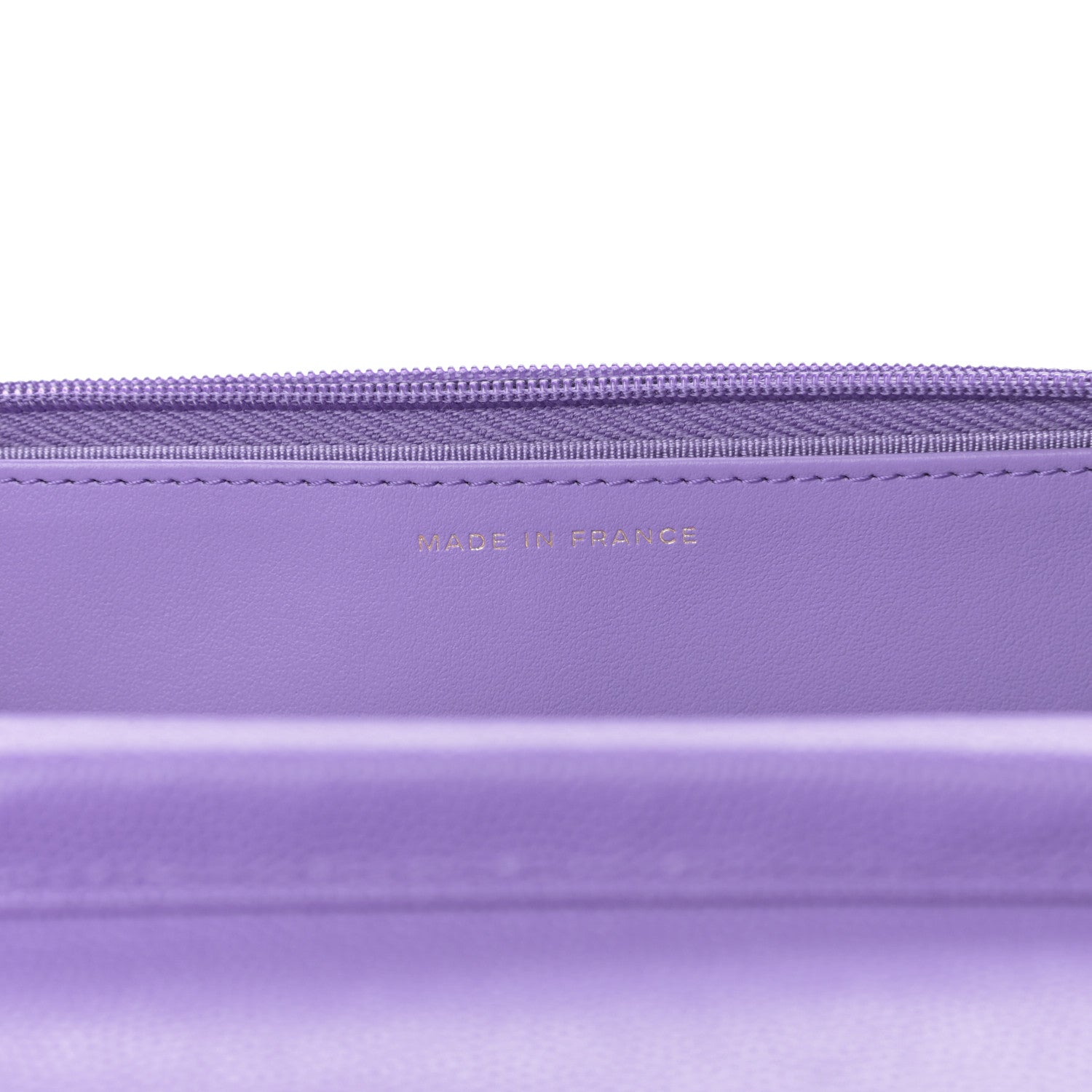 Chanel Caviar Quilted Wallet On Chain WOC Purple 7 of 14