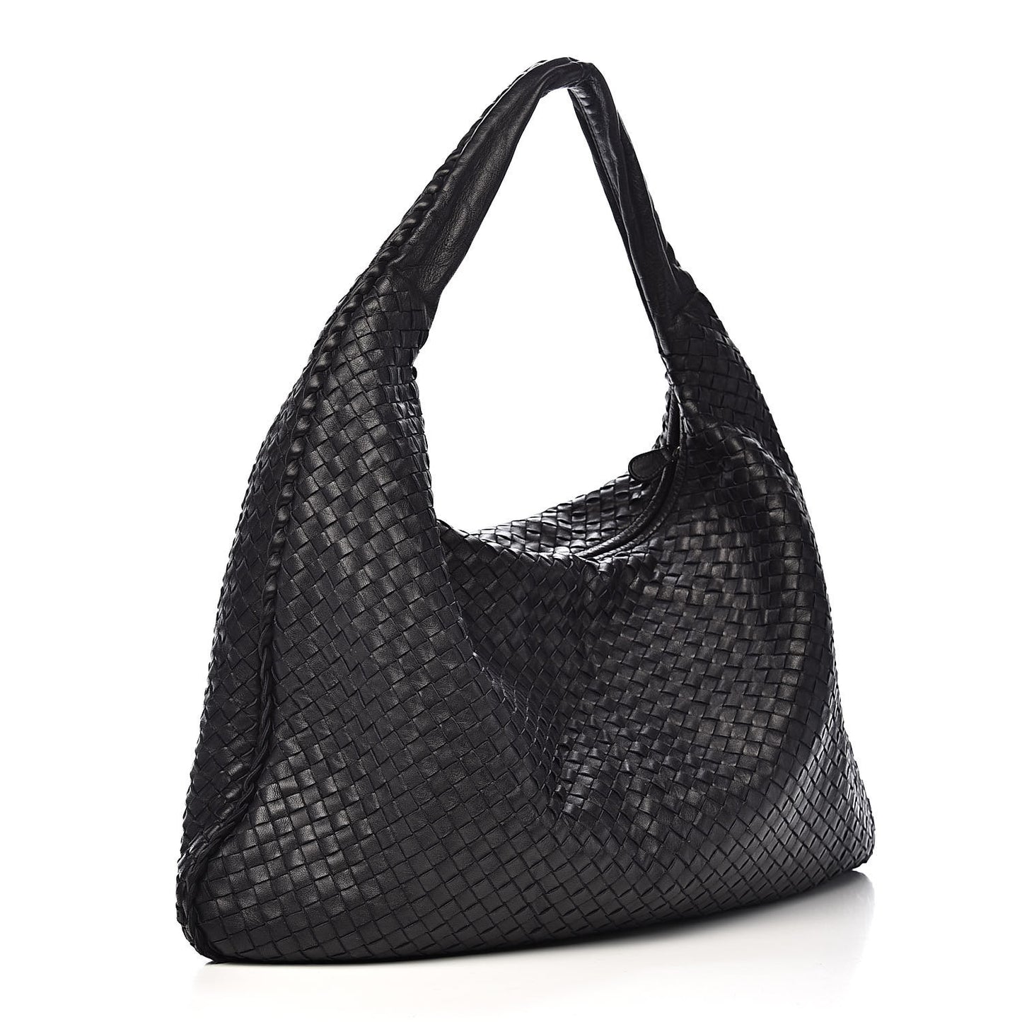 Nappa Intrecciato Maxi Veneta Hobo Tourmaline