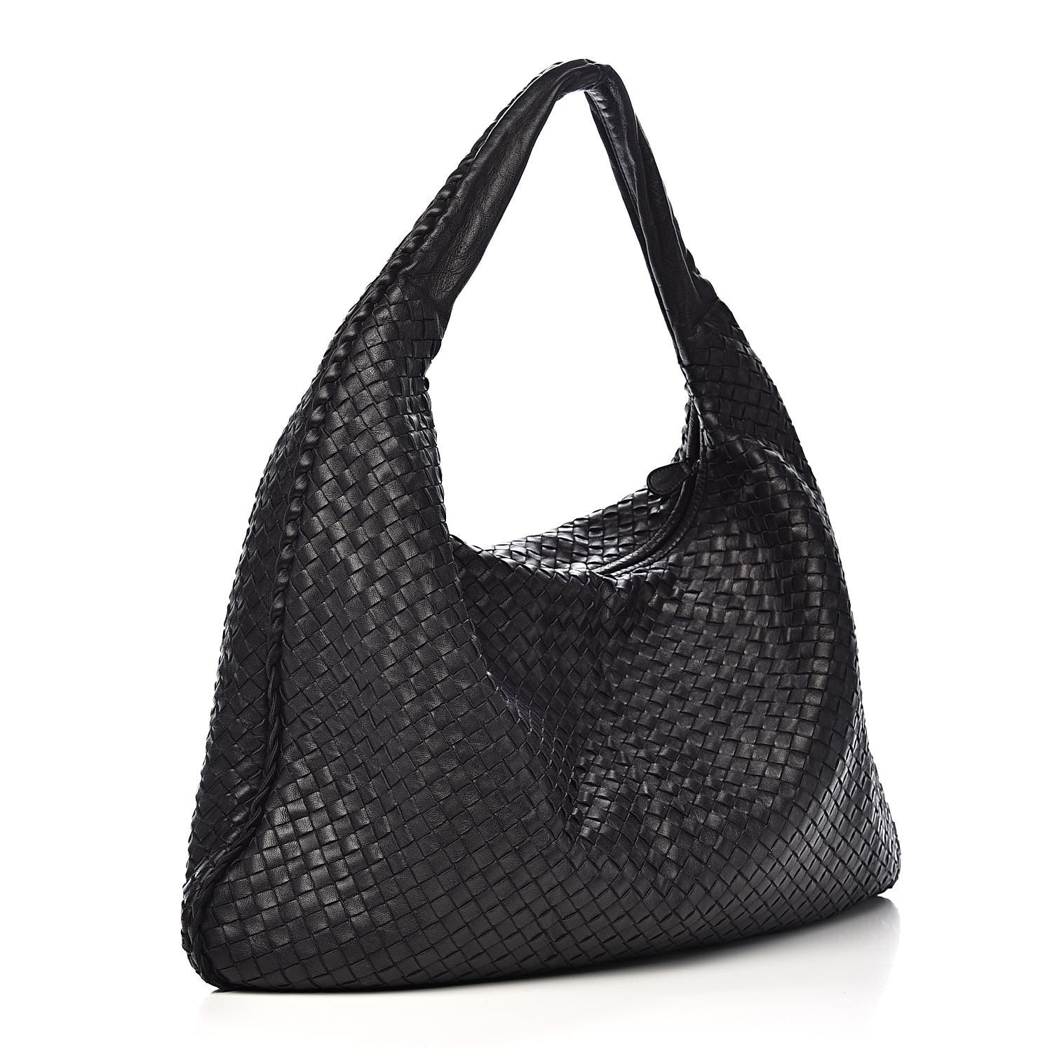 Bottega Veneta Nappa Intrecciato Maxi Veneta Hobo Tourmaline 3 of 12