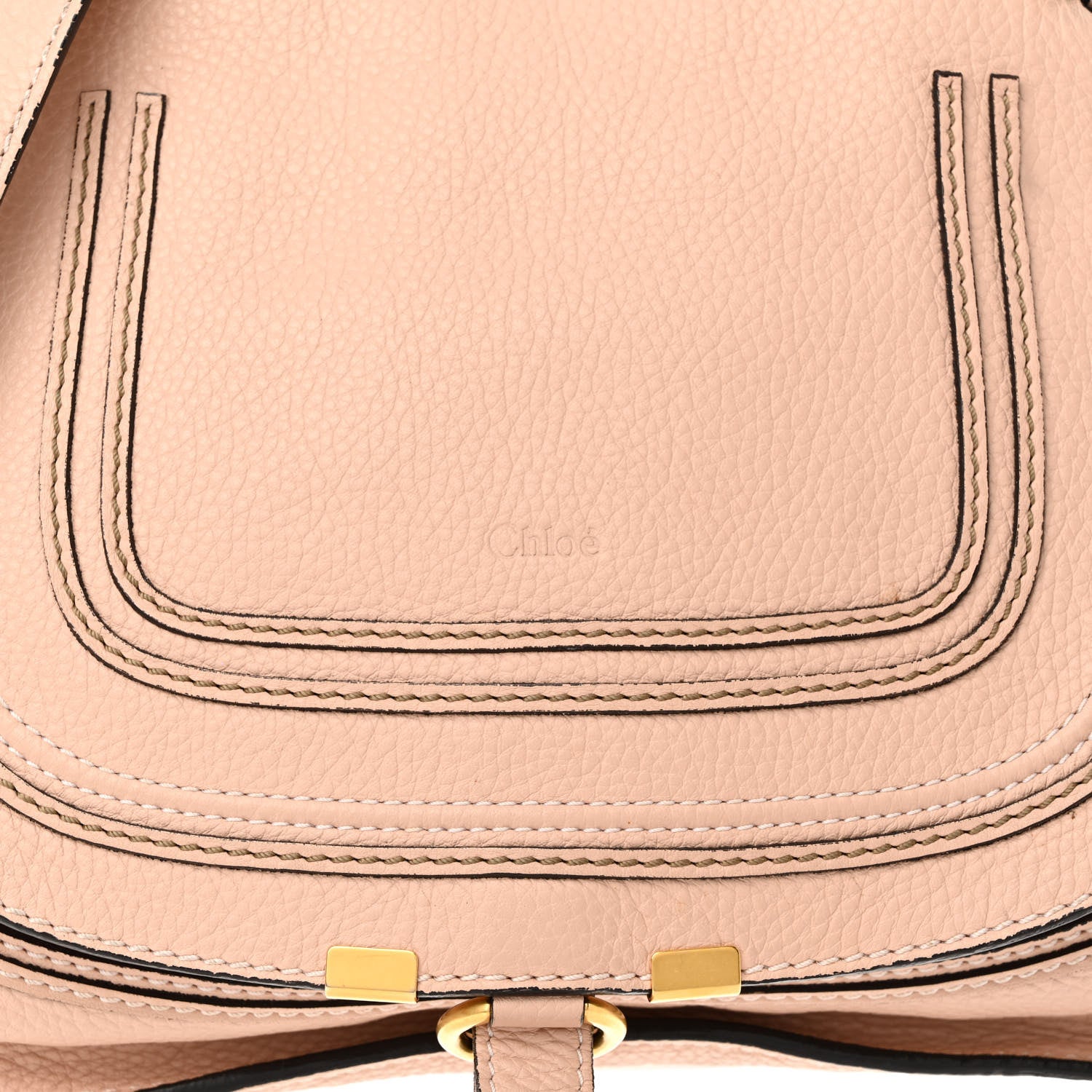 Chloe Calfskin Medium Marcie Satchel Blush Nude 8 of 11