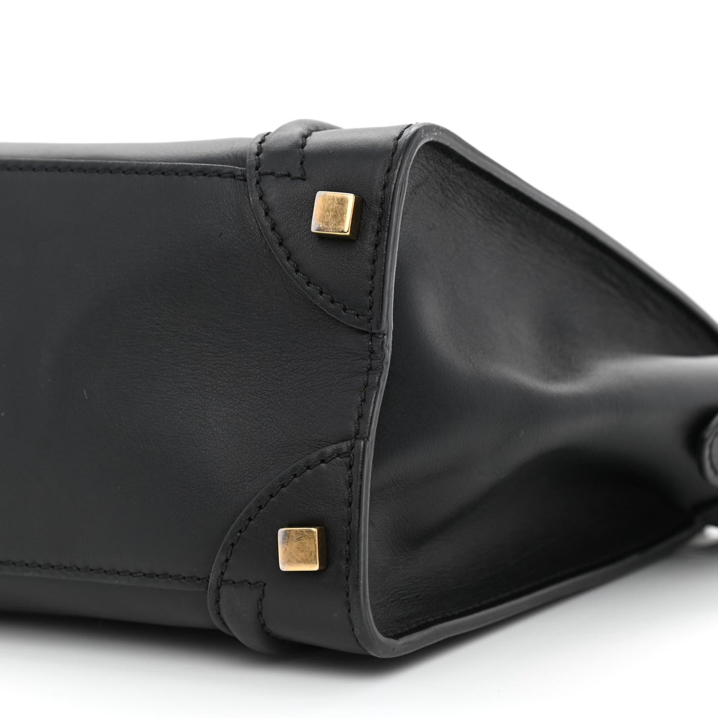 Smooth Calfskin Micro Luggage Black