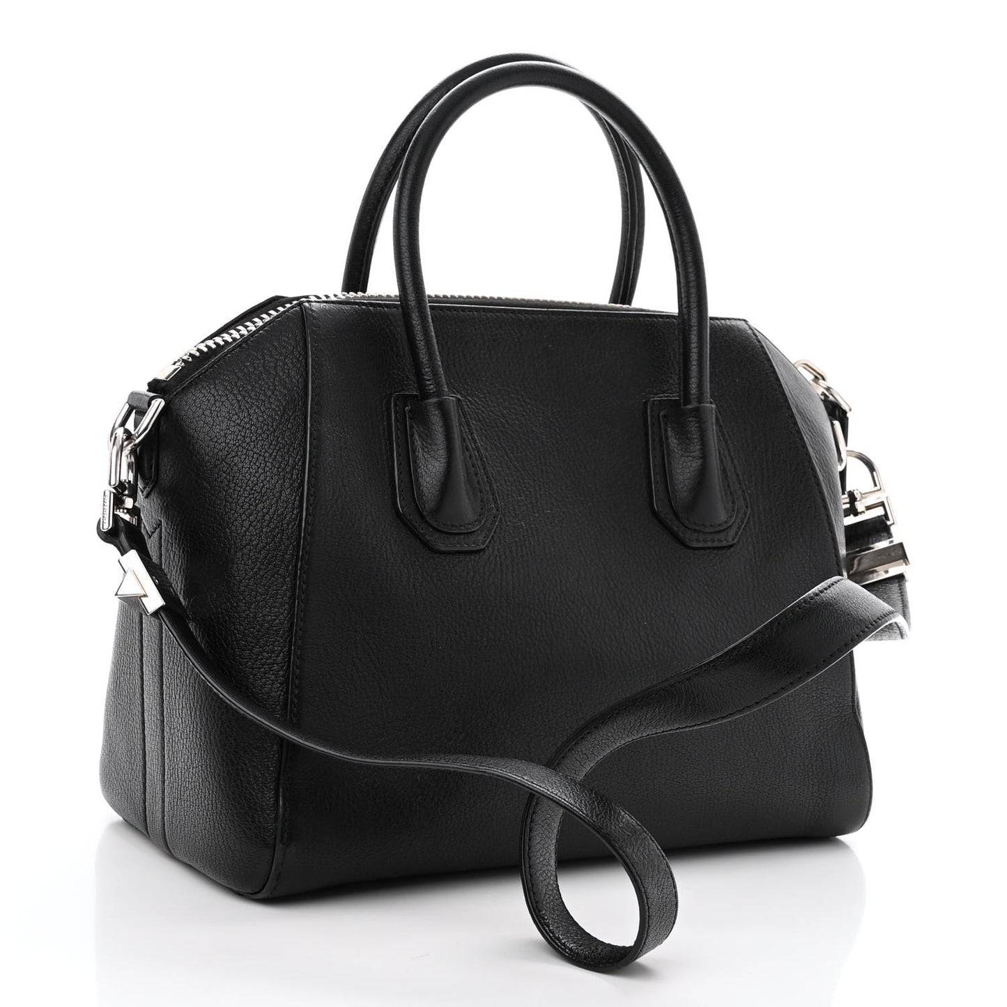 Sugar Goatskin Small Antigona Black