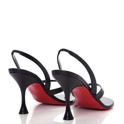 Christian Louboutin Kid Taralita 85 Thong Sandals 37.5 Black 4 of 10