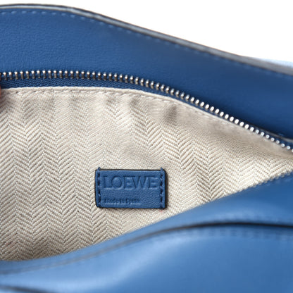 Loewe Calfskin Mini Puzzle Bag Blue 8 of 10