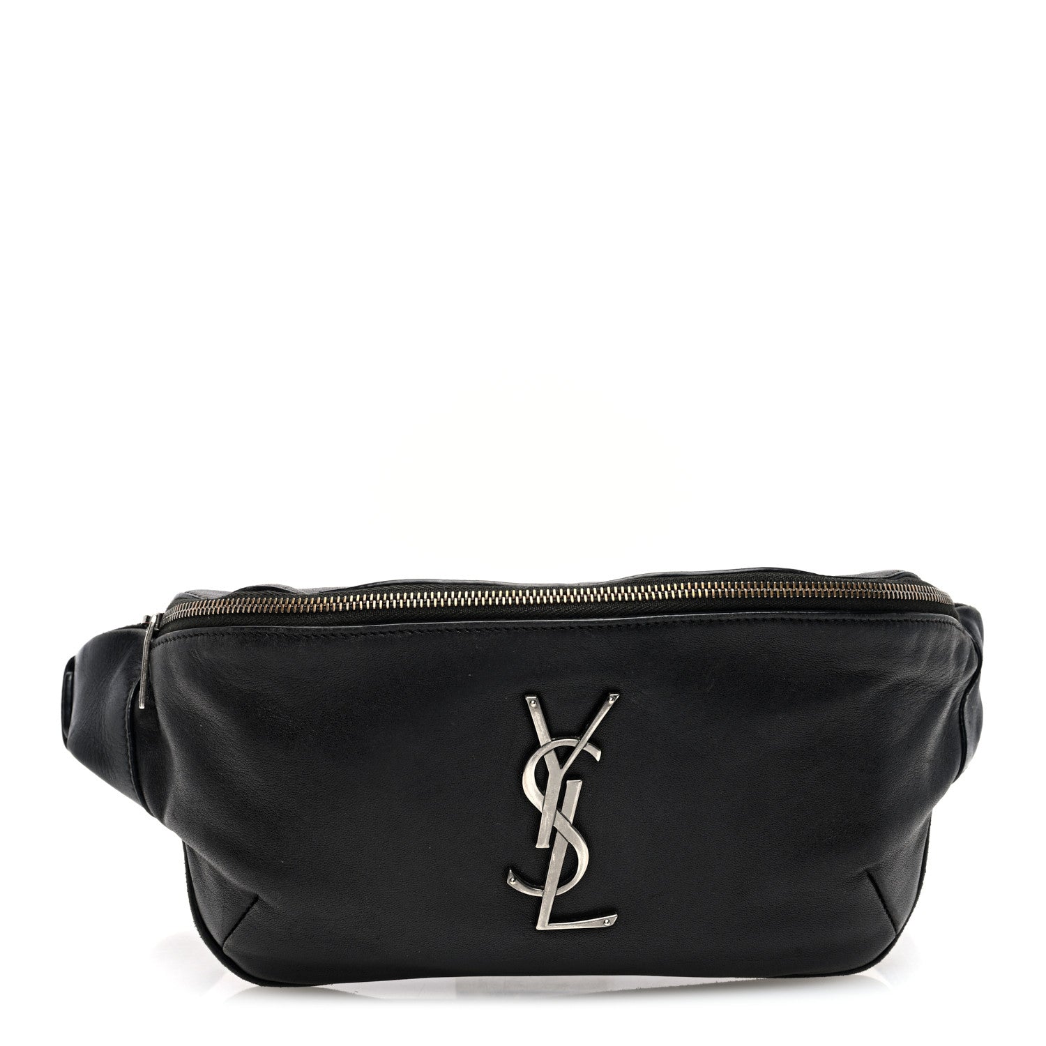 Saint Laurent Calfskin Monogram Belt Bag Black 1 of 11